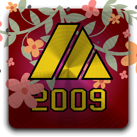 Inkscape SVG: Logo Angkatan Mesin: Contoh Bunga