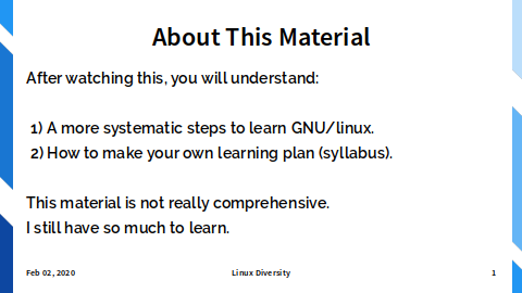 Common Slide: About Material